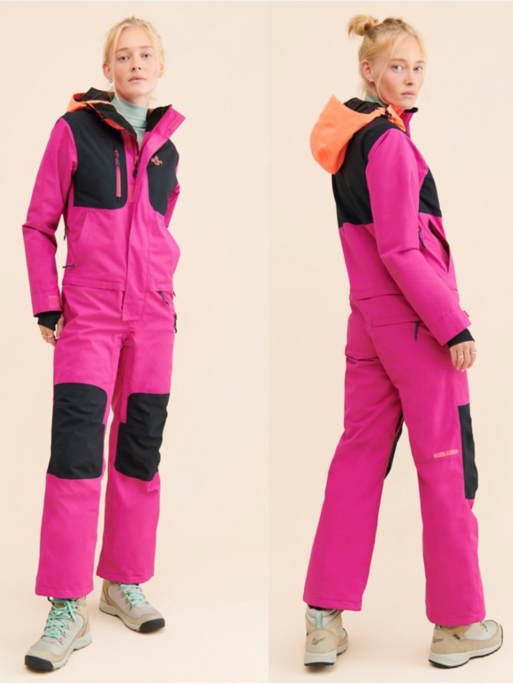 Airblaster Sassy Beast Snowsuit Hot Pink Small